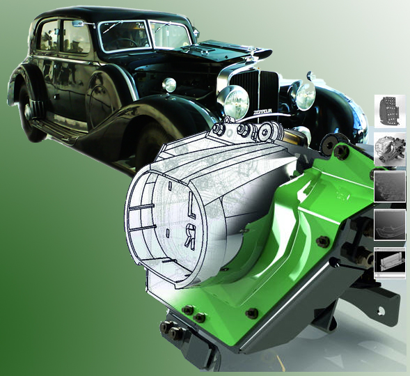 Kunst am Bau: Stahlbaum und Solidworks Baugruppe (Montage)