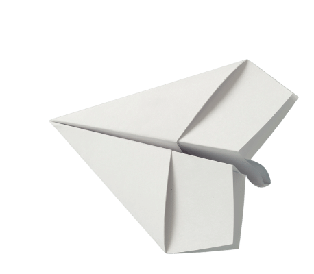Papierflieger Grafik - Blechflieger Wettbewerb