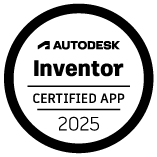 Autodesk Inventor Certified App 2025 Logo
